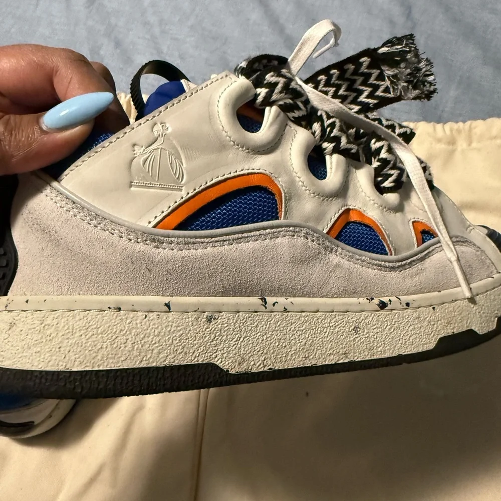 Lanvin Leather Curb Sneakers (EU 42) - Picture 7 of 9